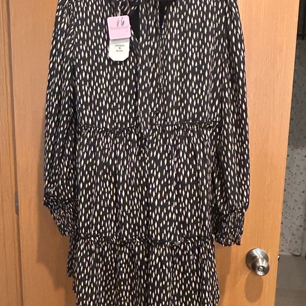 Black and White‎ Patterned Dress NWT